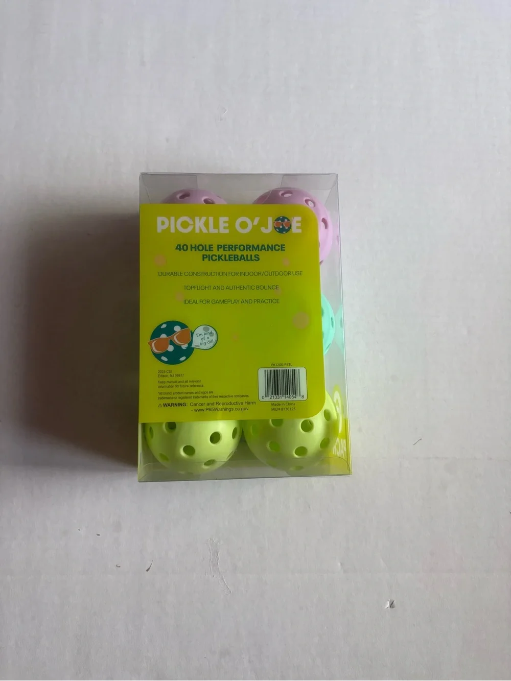 Pickle O' Joe 6-Pack Pickleballs
